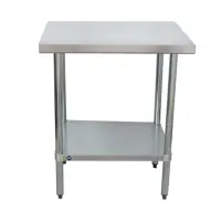 Universal 24" x 30" Stainless Steel Commercial Work Table with Undershelf