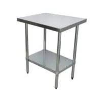 Universal 24" x 30" Stainless Steel Commercial Work Table with Undershelf