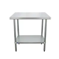 Universal 24" x 60" Stainless Steel Commercial Work Table with Undershelf