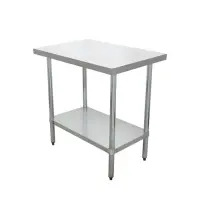 Universal 24" x 60" Stainless Steel Commercial Work Table with Undershelf