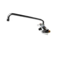 Universal 12” Wall Mount Bar Sink Faucet, 4” Centers