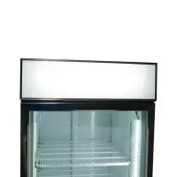 Universal D648BMF 31" One Door White Swing Glass Door Reach In Freezer with LED Lighting