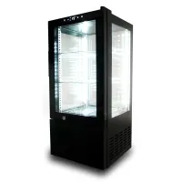 Countertop Display Merchandiser Refrigerator - 2.5 cu. ft. - 4 View - Black