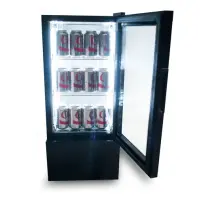 Countertop Display Merchandiser Refrigerator - 2.5 cu. ft. - 4 View - Black