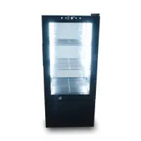 Countertop Display Merchandiser Refrigerator - 2.5 cu. ft. - 4 View - Black