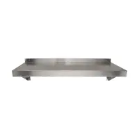 Universal 18 Gauge Stainless Steel 12" x 36" Solid Wall Shelf