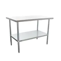 Universal SS3048 - 48" X 30" Stainless Steel Work Table W/ Stainless Steel Under Shelf