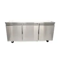 Universal TUC72R 72" Undercounter Refrigerator Three Solid Door