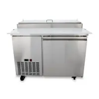 Universal UPPT44 44” One Door Pizza Prep Table Refrigerator