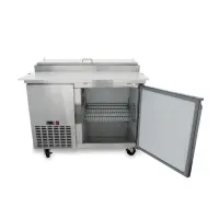 Universal UPPT44 44” One Door Pizza Prep Table Refrigerator