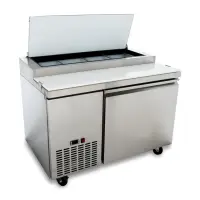 Universal UPPT50 50” One Door Pizza Prep Table Refrigerator