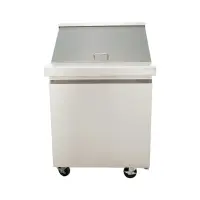 Universal USPT28 28” Mega Top One Door Sandwich Prep Table Refrigerator