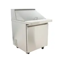 Universal USPT28 28” Mega Top One Door Sandwich Prep Table Refrigerator