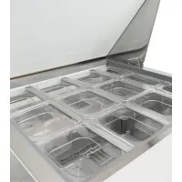 Universal USPT28 28” Mega Top One Door Sandwich Prep Table Refrigerator