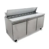 Universal USPTR72 72” Sandwich / Salad Prep Refrigerator