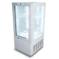 White Countertop Display Refrigerator - 4 View, 2.5 cu. ft.