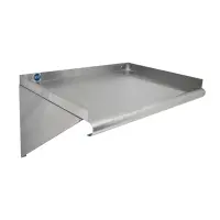 Universal WSP1836 - Stainless Steel Tab Lock Wall Shelf 18" x 36" 