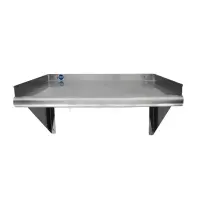 Universal WSP1836 - Stainless Steel Tab Lock Wall Shelf 18" x 36" 