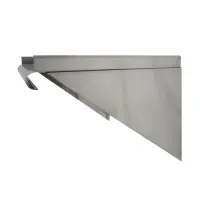 Universal WSP1836 - Stainless Steel Tab Lock Wall Shelf 18" x 36" 