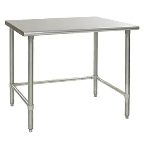 Universal SS2496-CB - 96" X 24" Stainless Steel Work Table W/ Stainless Steel Cross Bar