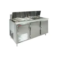 Universal Coolers SC-72-BM - 72" Refrigerated Sandwich Prep Table