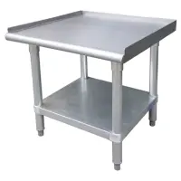 Universal ESG2412 - 24″ X 12″ Stainless Steel Equipment Stand W/ Galvanized Under Shelf 