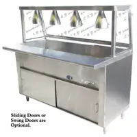 Universal GCTL-60 - 4 Well Cafeteria Steam Table - Gas