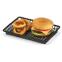 GET Enterprises - 4-35809 - Black PE-Coated 7" x 9" Grid Tray