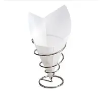 GET Enterprises - 4-T2000 - White Tissue Inserts for French Fry Cones - Case of 2000