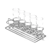 GET Enterprises - 4-82010 - 10-Compartment Stainless Steel Dessert Shooter