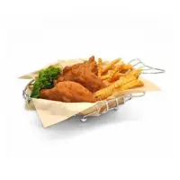 GET Enterprises - 4-8682 - Large Stainless Steel Fish Basket