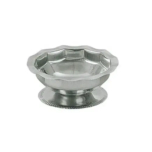 Update International SH-35 - 3.63" x 1.5" x 3.75" - Stainless Steel Sherbet Dish  