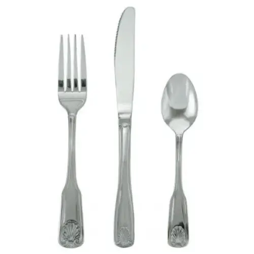 Update International SH/CP-504 - 7.38" x 1.6" x 1.38" - Shelley Series Chrome Plated Steel Iced Teaspoon   