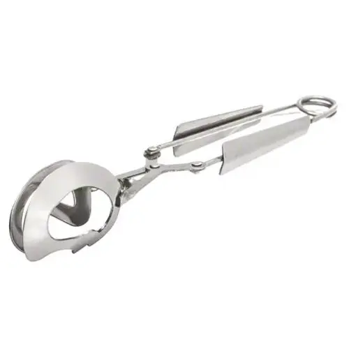 Update International SN-TG - 7" x 0.06" x 0.5" - Stainless Steel Snail Tong  