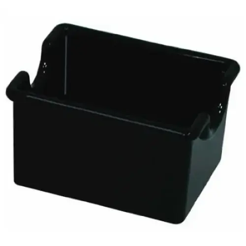 Update International SPH-BK - 3" x 2.5" x 2" - Plastic Sugar Packet Holder - 2-Inch - Black  