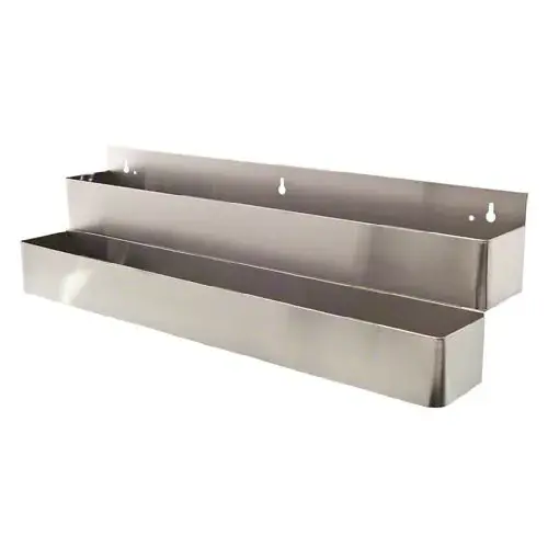 Update International SR-42DN - 42" x 9.75" x 7.75" - Stainless Steel Double Hold Speed Rail   