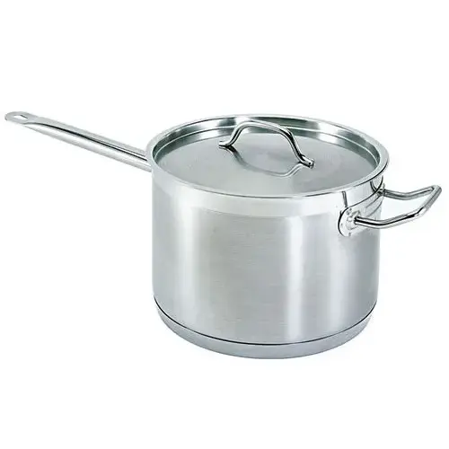 Update International SSP-4 - 8.5" x 5.79" x 16.5" - Stainless Steel Sauce Pan with Cover   