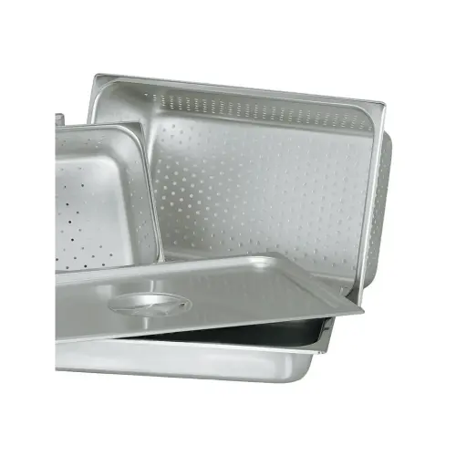 Update International STP-1001PF - 20.75" x 1" x 12.88" - Perforated Full Size Standard Steam Table Pan   