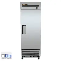 True T-19F - 27" Reach-In Freezer - 1 Stainless Steel Swing Door, 3 Shelves