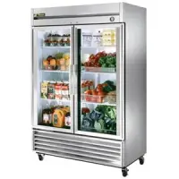 True T-49G - 54" Glass Door Reach In Refrigerator