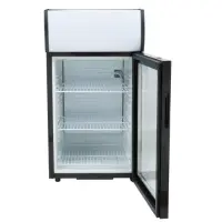 Countertop Display Refrigerator Merchandiser - 2.1 cu. ft. - White/Black