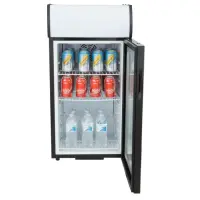 Countertop Display Refrigerator Merchandiser - 3 cu. ft. - White/Black