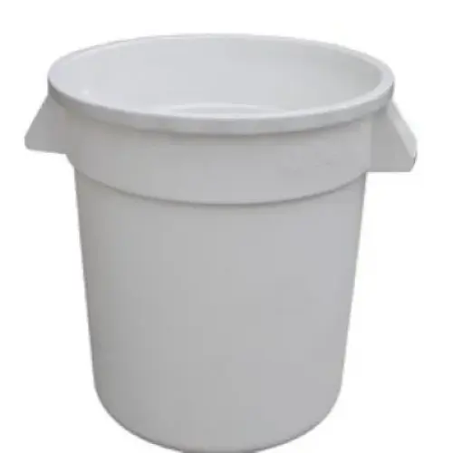 Update International TC-10W - 15.63" x 17.13" x 18.75" - Plastic Trash Can 