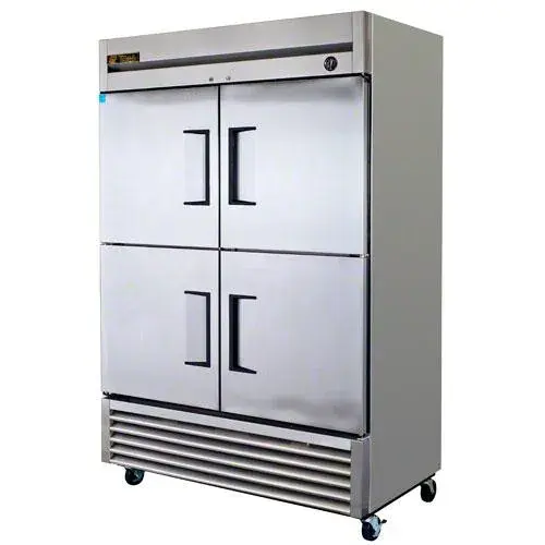 True T-49F-4 - 55" Four Half Door Reach In Freezer