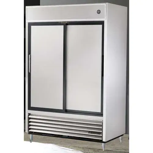 True TSD-47 - 54" Stainless Steel Sliding Door Refrigerator