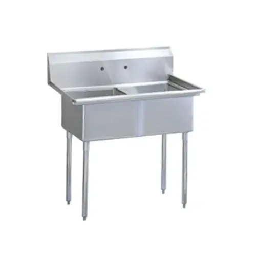 Universal SK1424-2 - Two Compartment Utility Sink - 27"