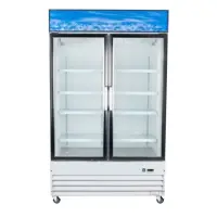 48” Swing Glass Door Merchandiser Reach In Refrigerator