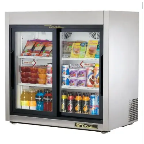 True TSD-9G - 36" Glass Sliding Door Refrigerator