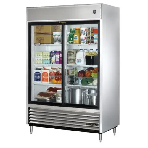 True TSD-47G - 55" Glass Sliding Door Refrigerator