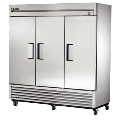 True TS-72F - 79" Stainless Steel Door Reach In Freezer